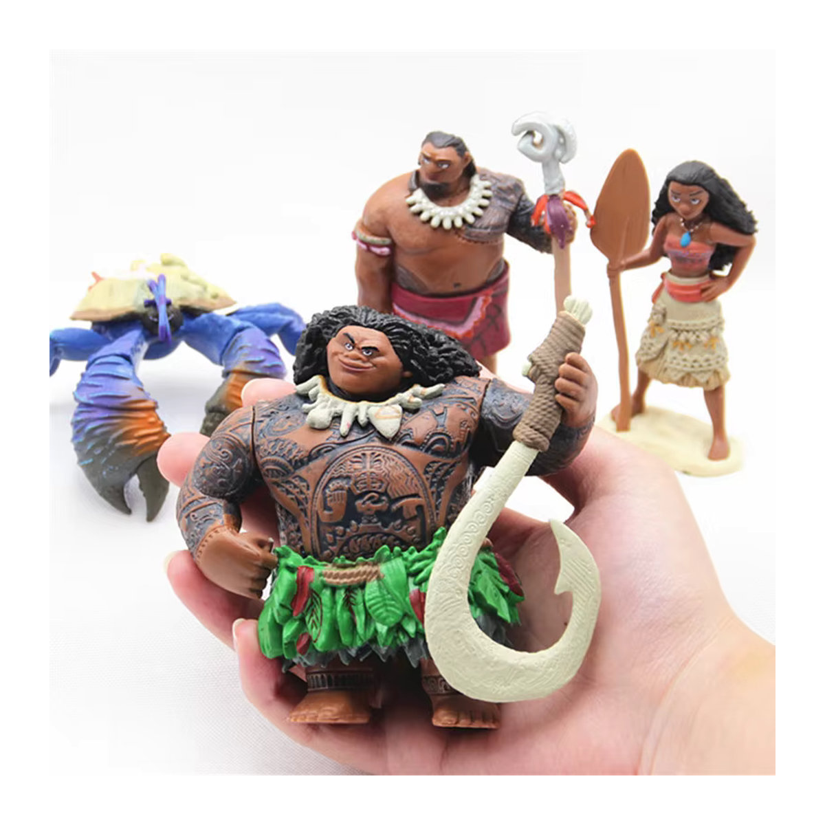 Disney Moana Prinzessin Anime Figuren Set aus 10 Teilen aus PVC als Sammlerstücke und Spielzeug für Kinder - Bild 2