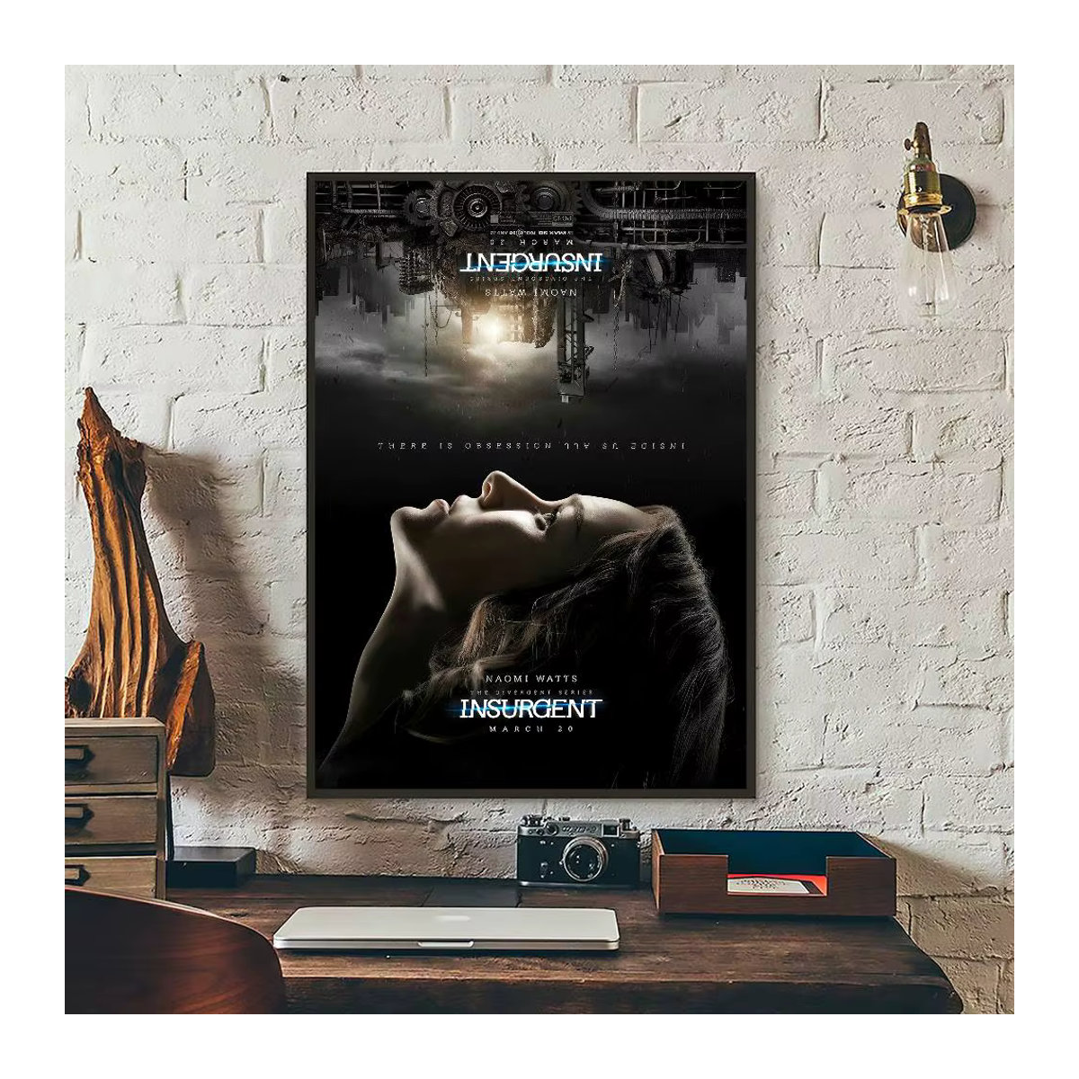 Divergent Movie Vintage Poster Aufkleber aus Kraftpapier für deine Wanddekoration in Mehrfarbig - Bild 5