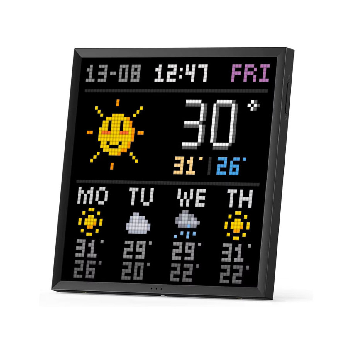 Divoom Pixoo 64 WiFi Pixel Art Display Schwarz – Digitaler Bilderrahmen mit App-Steuerung und 64x64 LED Panel für moderne Dekoration - Bild 6