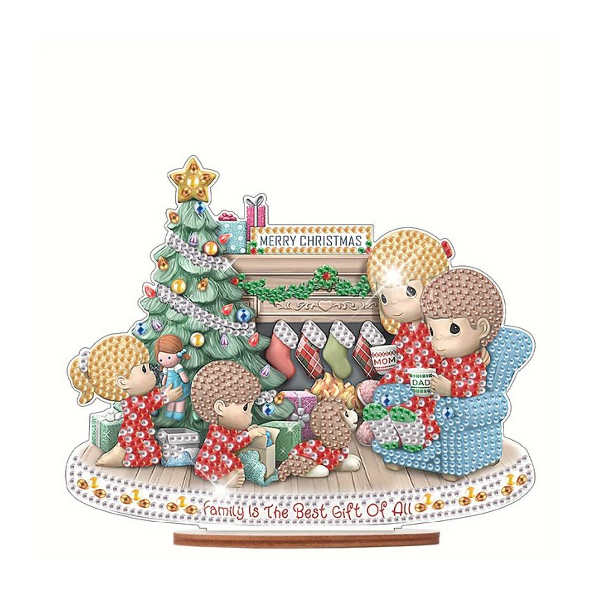 DIY Diamant Malerei Kit Weihnachten für die Tischdekoration in Multicolor - Bild 1