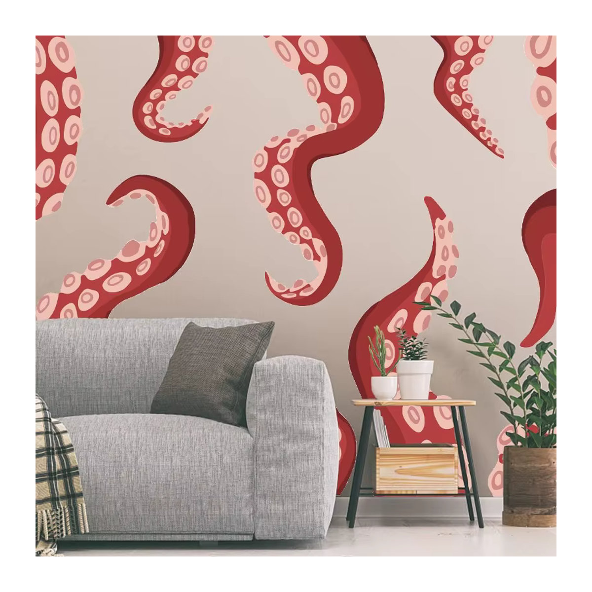 DIY Wandtattoo Octopus Tentacles Sea Monster aus PVC zum Aufkleben für deine Wanddekoration - Bild 3