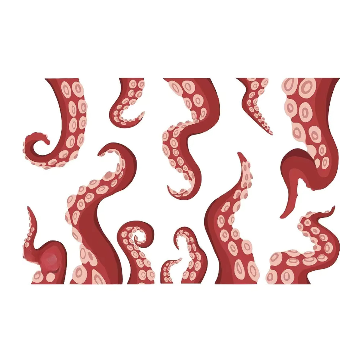 DIY Wandtattoo Octopus Tentacles Sea Monster aus PVC zum Aufkleben für deine Wanddekoration - Bild 5