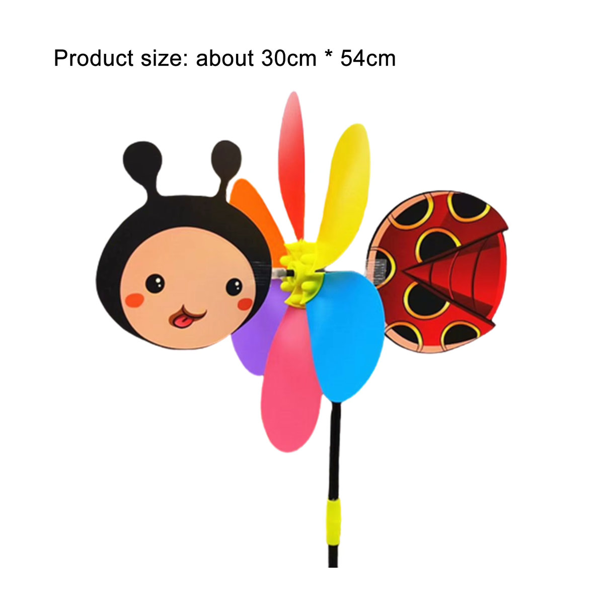 DIY Windspinner mit Cartoon-Tier-Design als dekorative Windmühle für Garten und Rasen, Multicolor - Bild 2