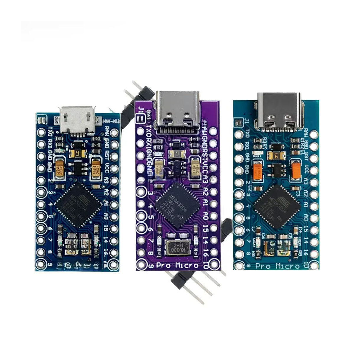 DIYUSER ATMEGA32U4 Modul Pro-Micro Ersatz Board mit USB Type-C, 5V, 16MHz, Blau - Bild 7