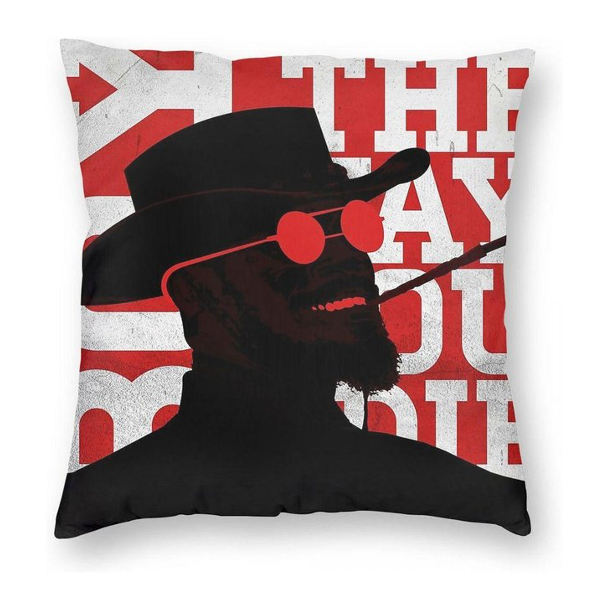 Django Unchained Film Kissenbezug aus Polyester und Leinen mit Reißverschluss, Multicolor, B/B: 45 x 45 cm - Bild 1
