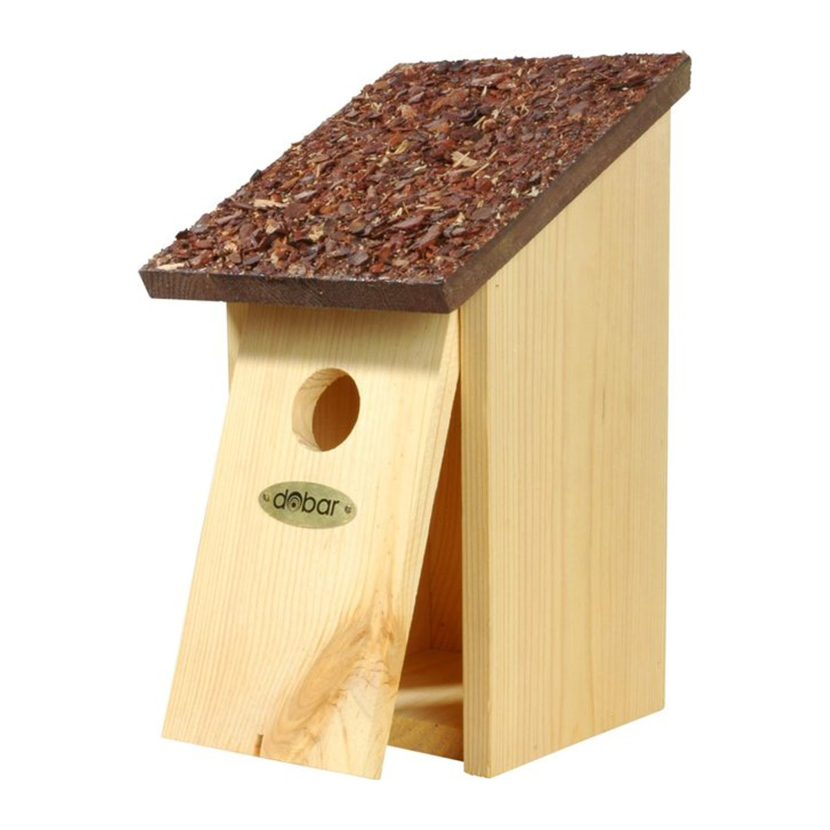 DOBAR Nistkasten aus Kiefer Massivholz in Braun B/H/T: 16,5 x 27 x 14,5 cm - Bild 5