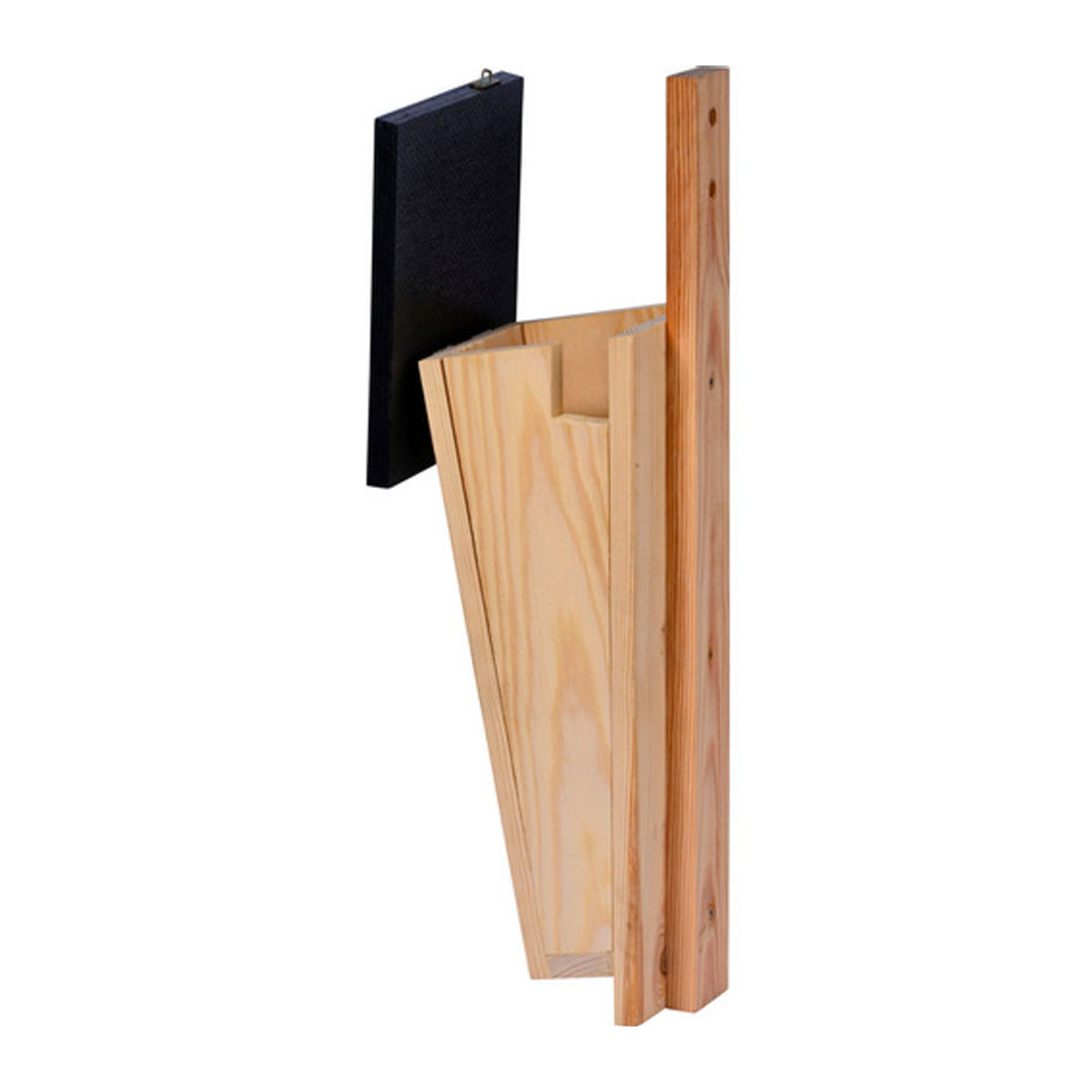 DOBAR Nistkasten für Baumläufer aus Kiefernholz in Braun, H x B x T: 35 x 14 x 17 cm - Bild 3