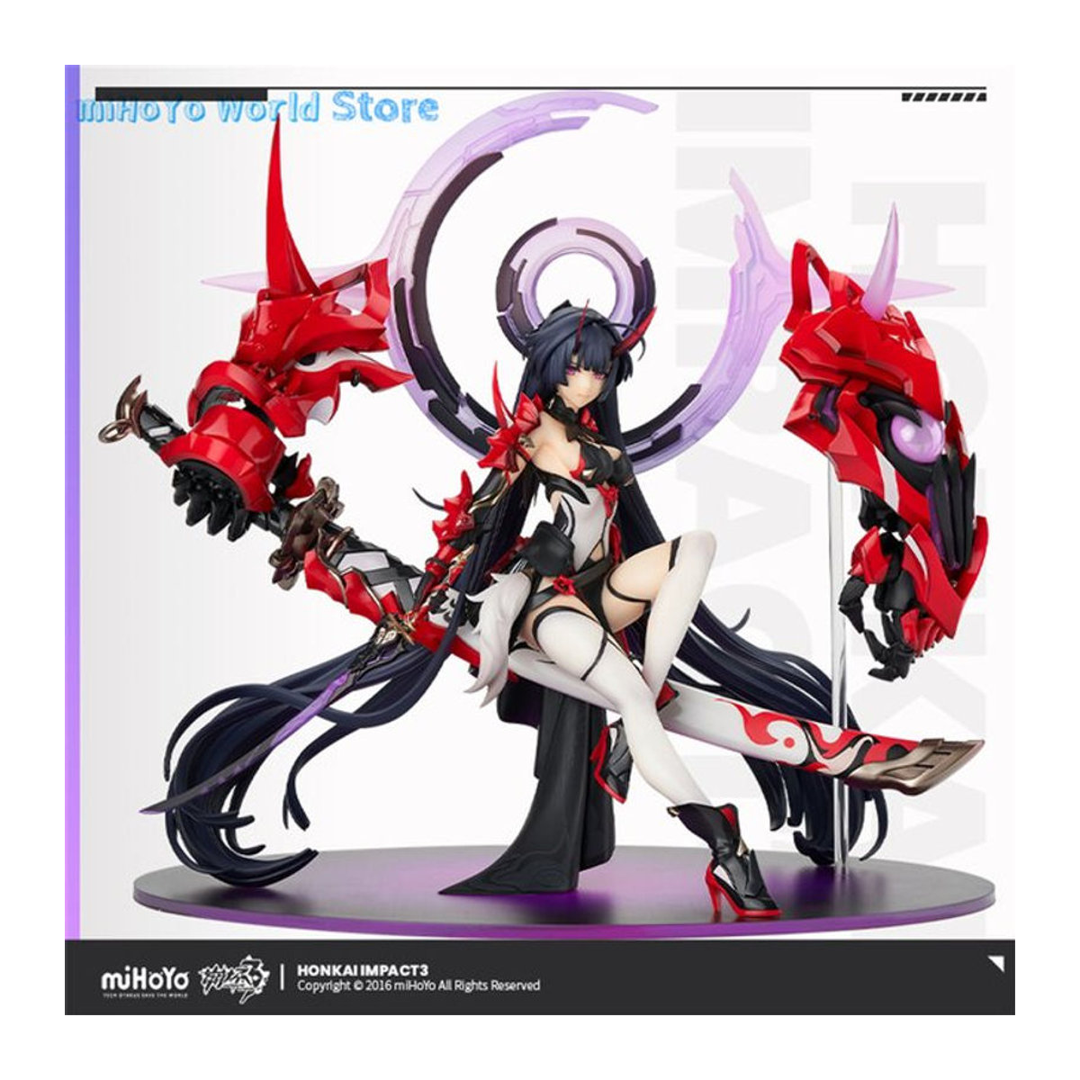 Donner Modell Kits Honkai Impact 3 Raiden Mei Garage Kit Actionfigur aus Kunstharz, mehrfarbig - Bild 1