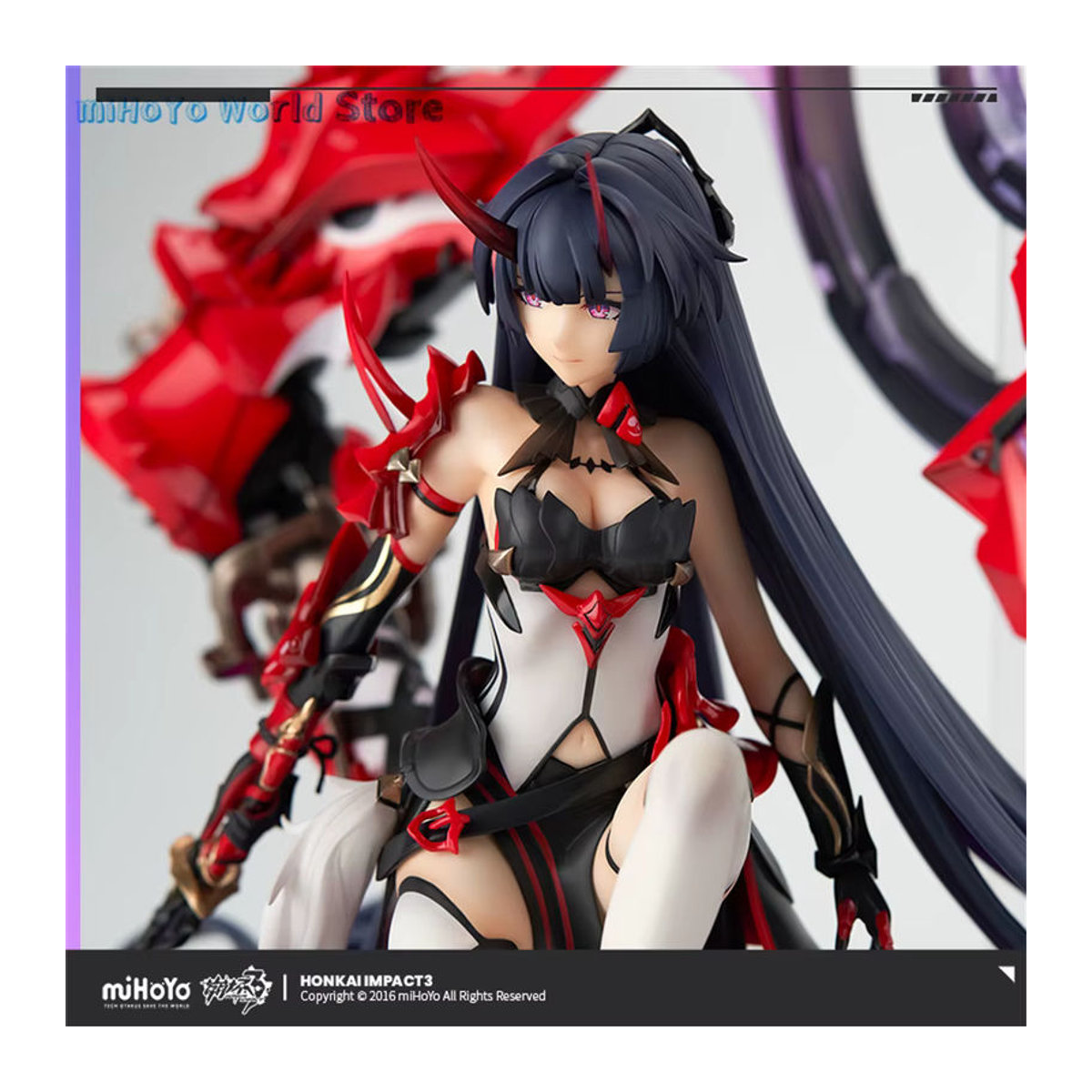Donner Modell Kits Honkai Impact 3 Raiden Mei Garage Kit Actionfigur aus Kunstharz, mehrfarbig - Bild 2