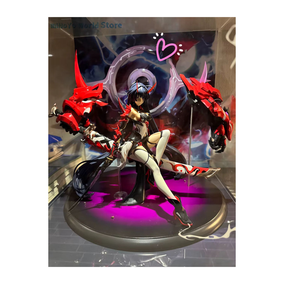 Donner Modell Kits Honkai Impact 3 Raiden Mei Garage Kit Actionfigur aus Kunstharz, mehrfarbig - Bild 5