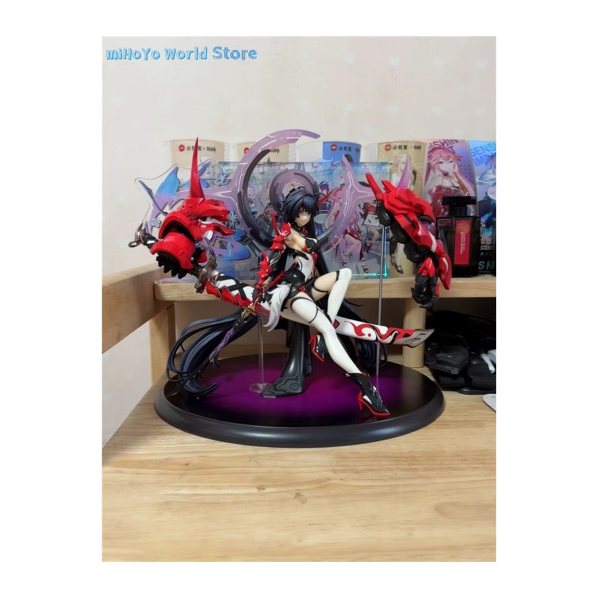 Donner Modell Kits Honkai Impact 3 Raiden Mei Garage Kit Actionfigur aus Kunstharz, mehrfarbig - Bild 6
