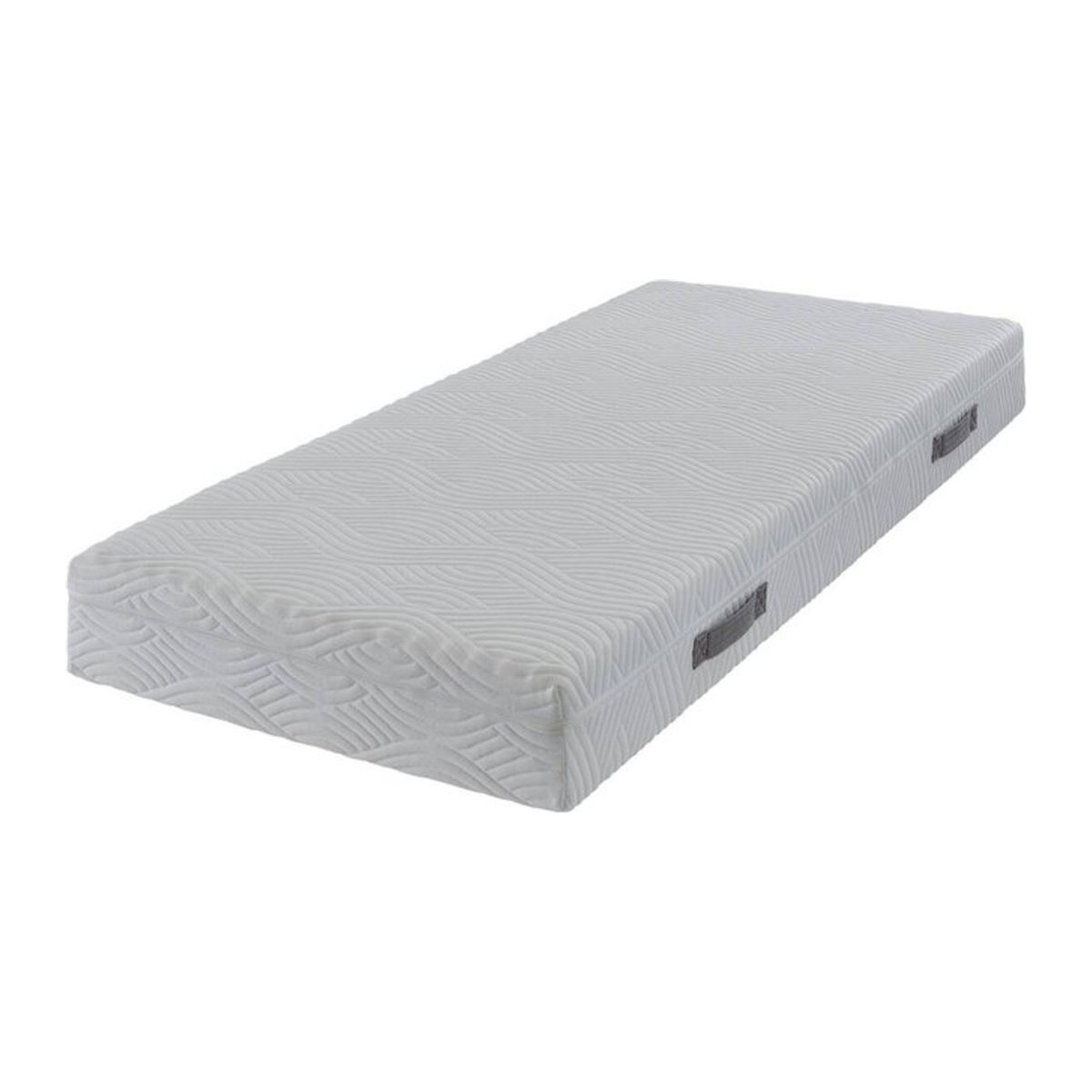 DormiSpring Taschenfederkernmatratze Timon H3 in Grau und Weiß, B/L: 90 x 200 cm - Bild 1