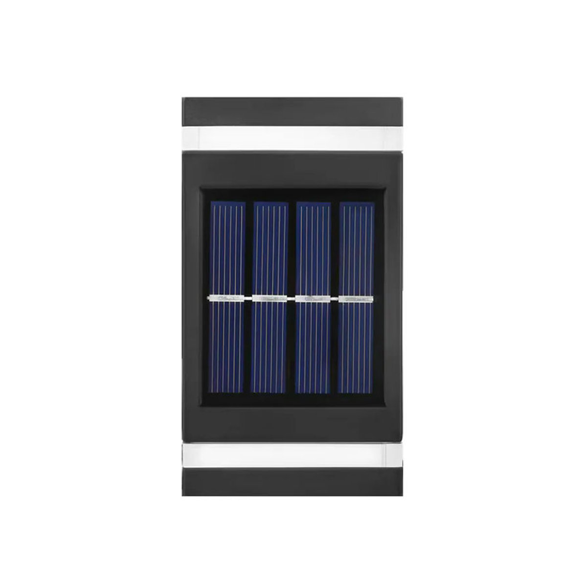 DOUWENXI Solar-LED-Außenwandleuchte in Schwarz, IP65 wasserdicht, modernes Design für Garten, Terrasse und Eingangsbereich - Bild 7