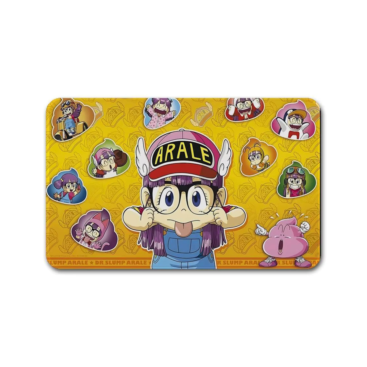 Dr. Slump Anime Bodenmatte multicolor, rechteckige rutschfeste Fußmatte für drinnen und draußen - Bild 6