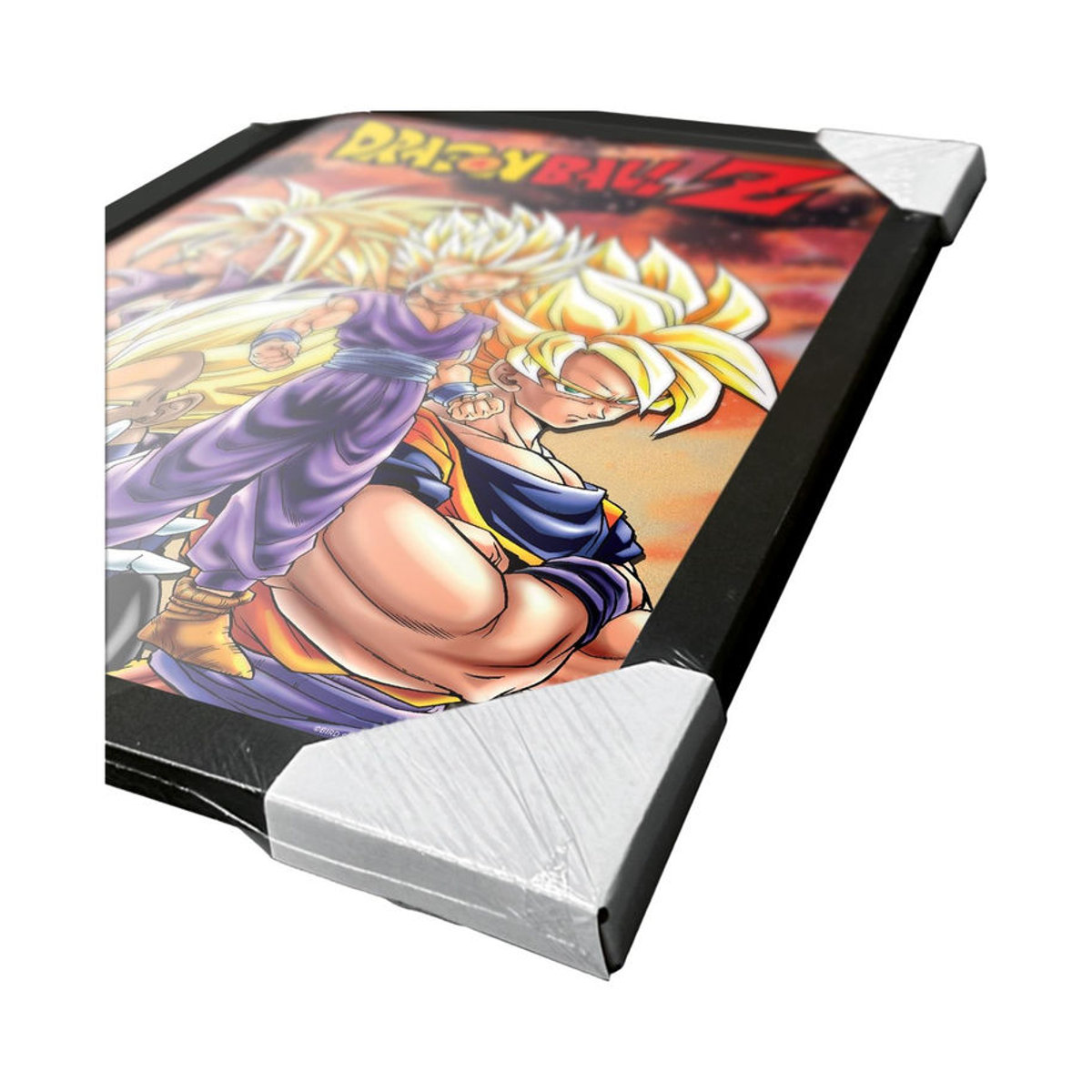 Dragon Ball Z Super Saiyan gerahmtes Poster in Querformat, Farbe: Schwarz/Mehrfarbig, Breite: 40 cm, Höhe: 40 cm - Bild 3
