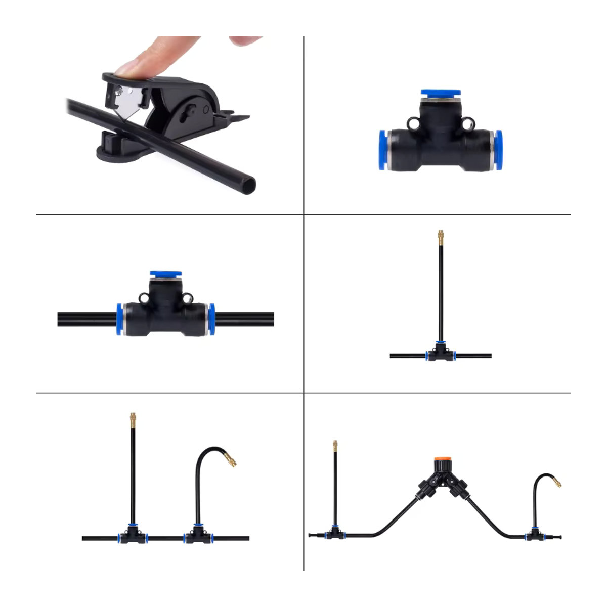 Dreamburgh Universal Sprayer Kit DIY Bewässerungssystem für Garten und Terrasse mit flexiblem Schlauch zur Beschlagung und Pflanzenbewässerung - Bild 3