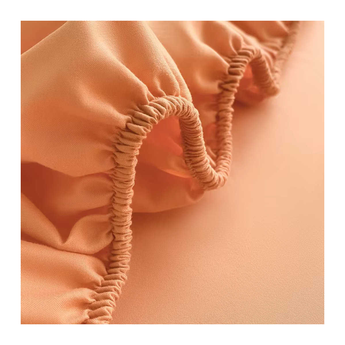 Dreamreal Spannbettlaken aus weicher Baumwolle mit elastischem Band in Beige und Mehrfarbig - Bild 6