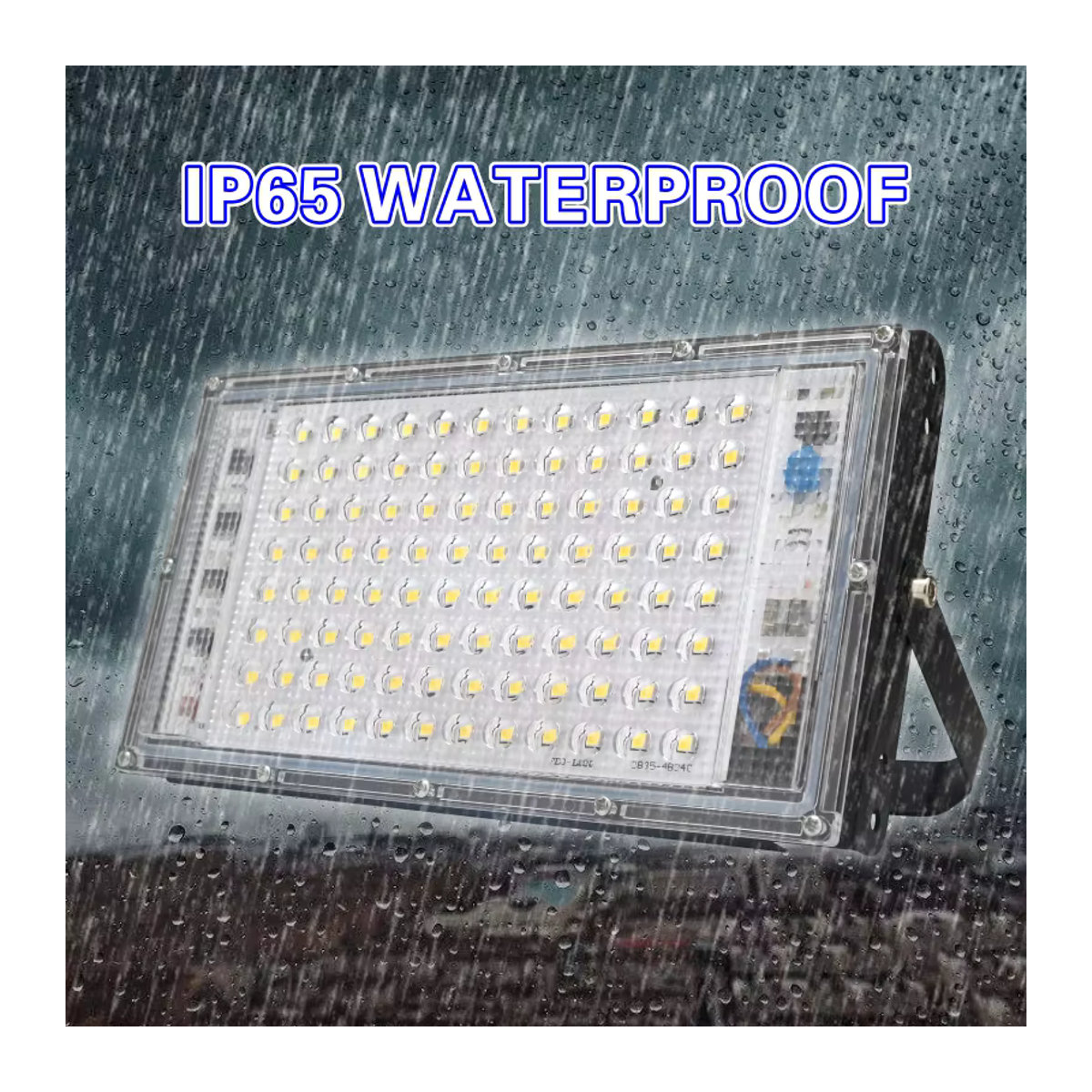DSELCHUN LED Außenstrahler 100W Flutlicht Schwarz IP65 Wasserdicht - Bild 4
