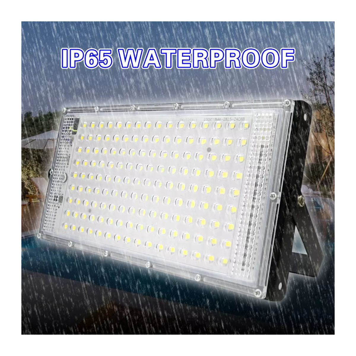 DSELCHUN LED Außenstrahler 150 W Flutlicht Schwarz für Garten und Landschaftsbau - Bild 5