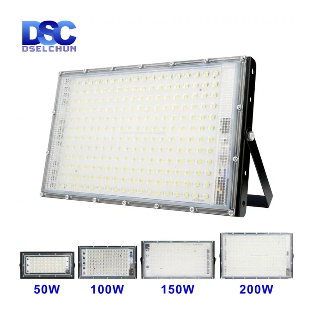 DSELCHUN LED Außenstrahler IP65 Wasserdicht Schwarz - Bild 1