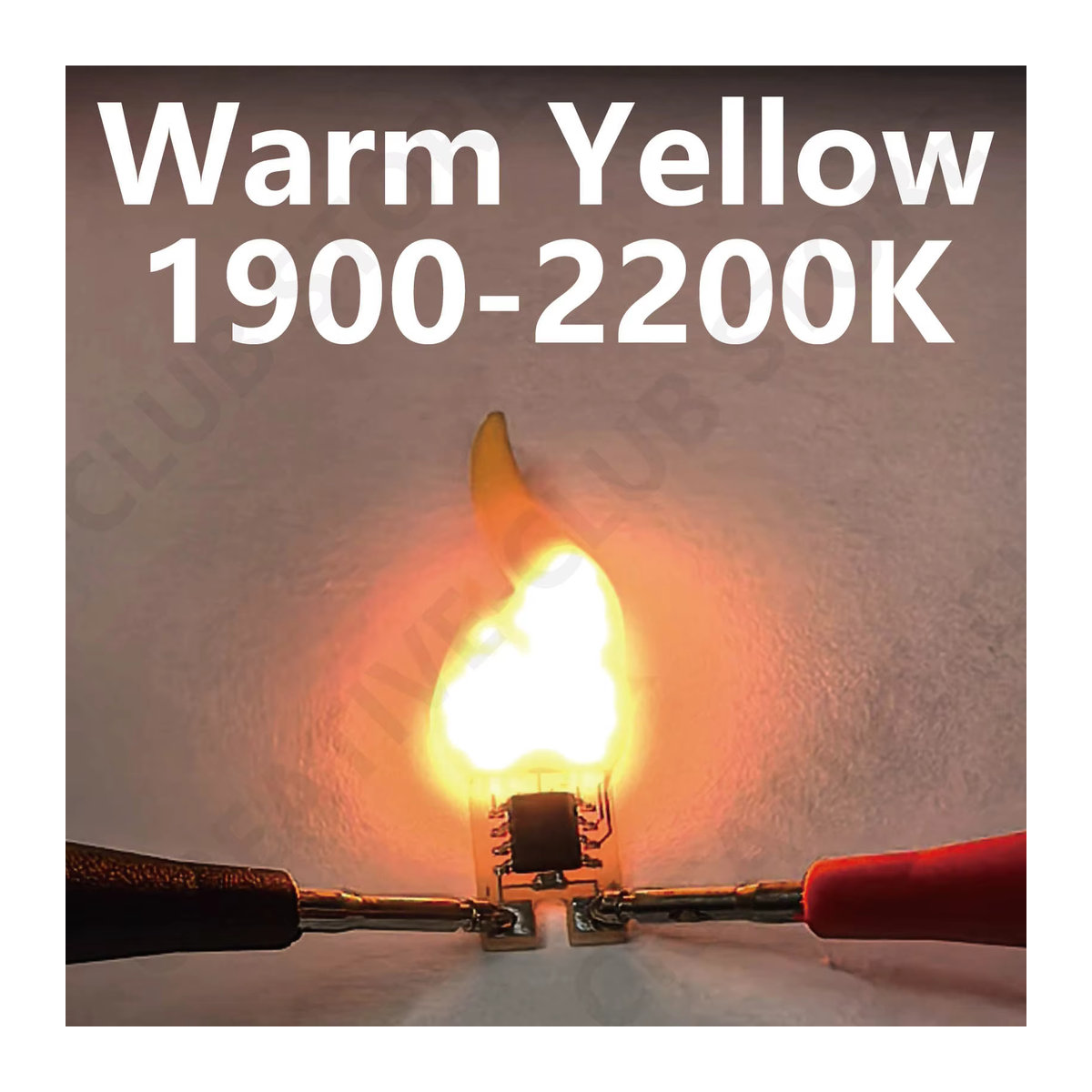 DT&ZM LED COB Filament Taschenlampe im Retro-Stil mit flackernder Flamme, Gelb - Bild 4