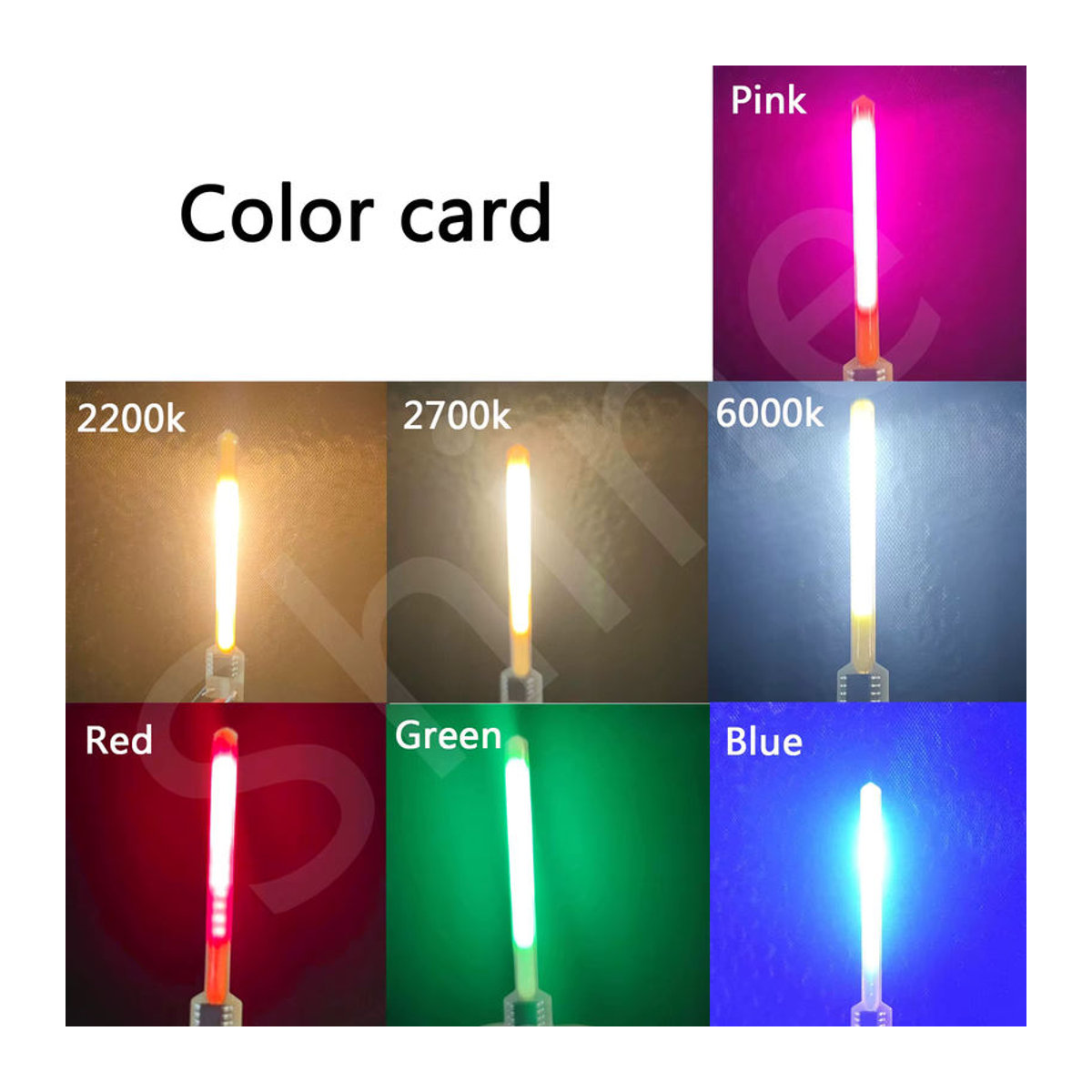 DT&ZM LED Cob Meteorschauer Fließendes Wasser Lampe Warmweiß DC 3V Filament Dioden Lichtzubehör - Bild 2