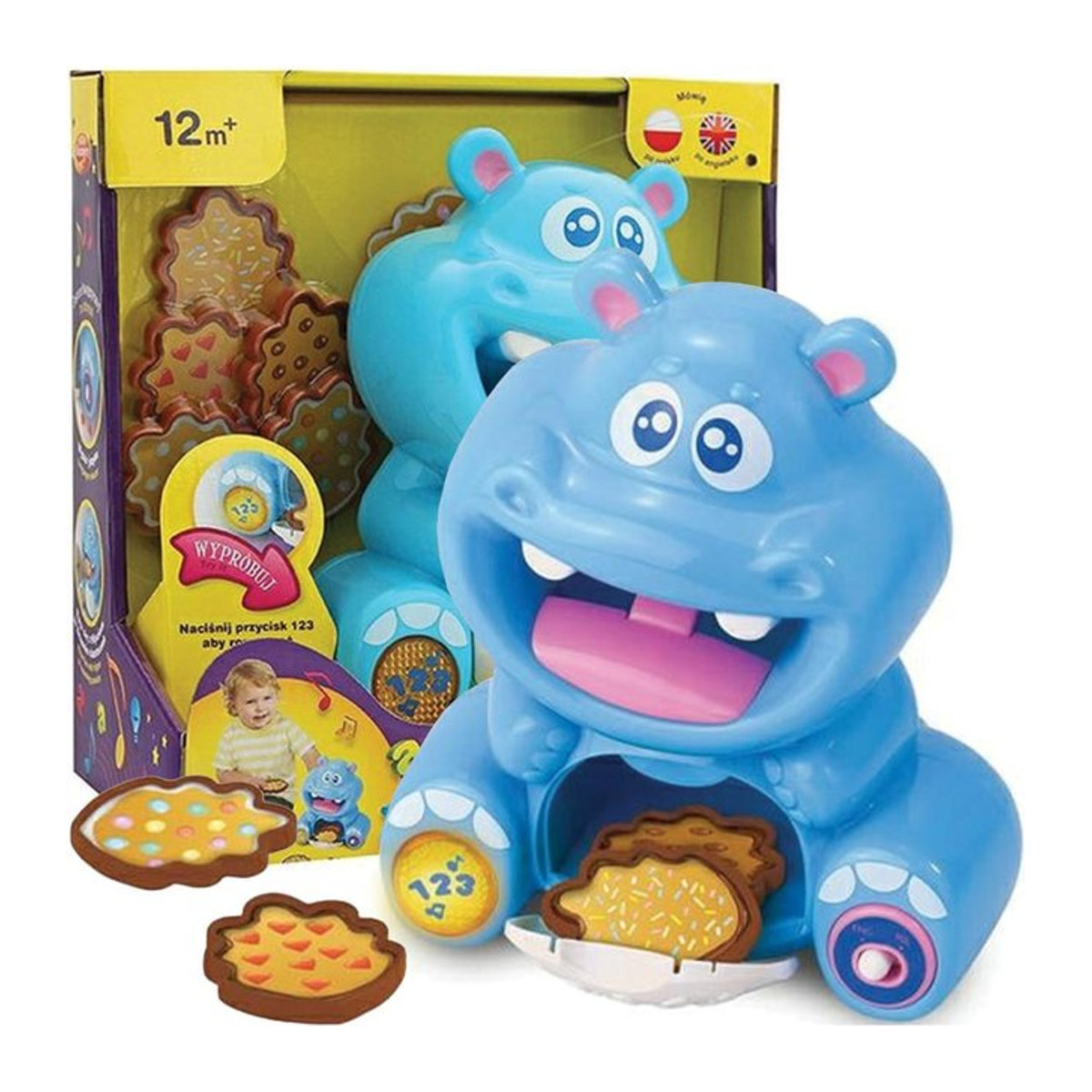 Dumel Keks Nilpferd Blau für Kinder - Bild 1