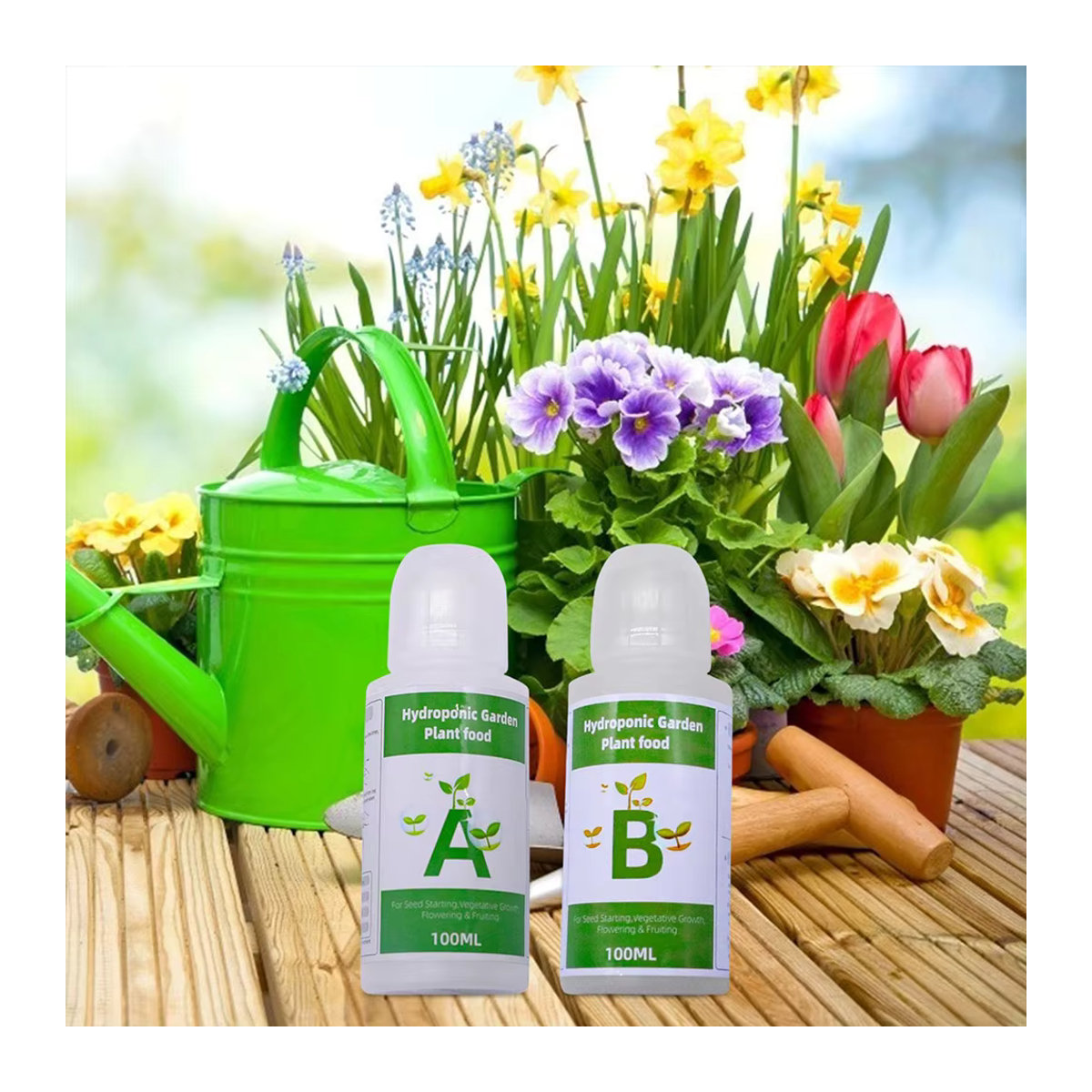 Dünger AB Zweiteiliges Set für Hydrokultur, Nährstoffe für Blumen, Gemüse, Gras und Lebensmittel - Bild 3