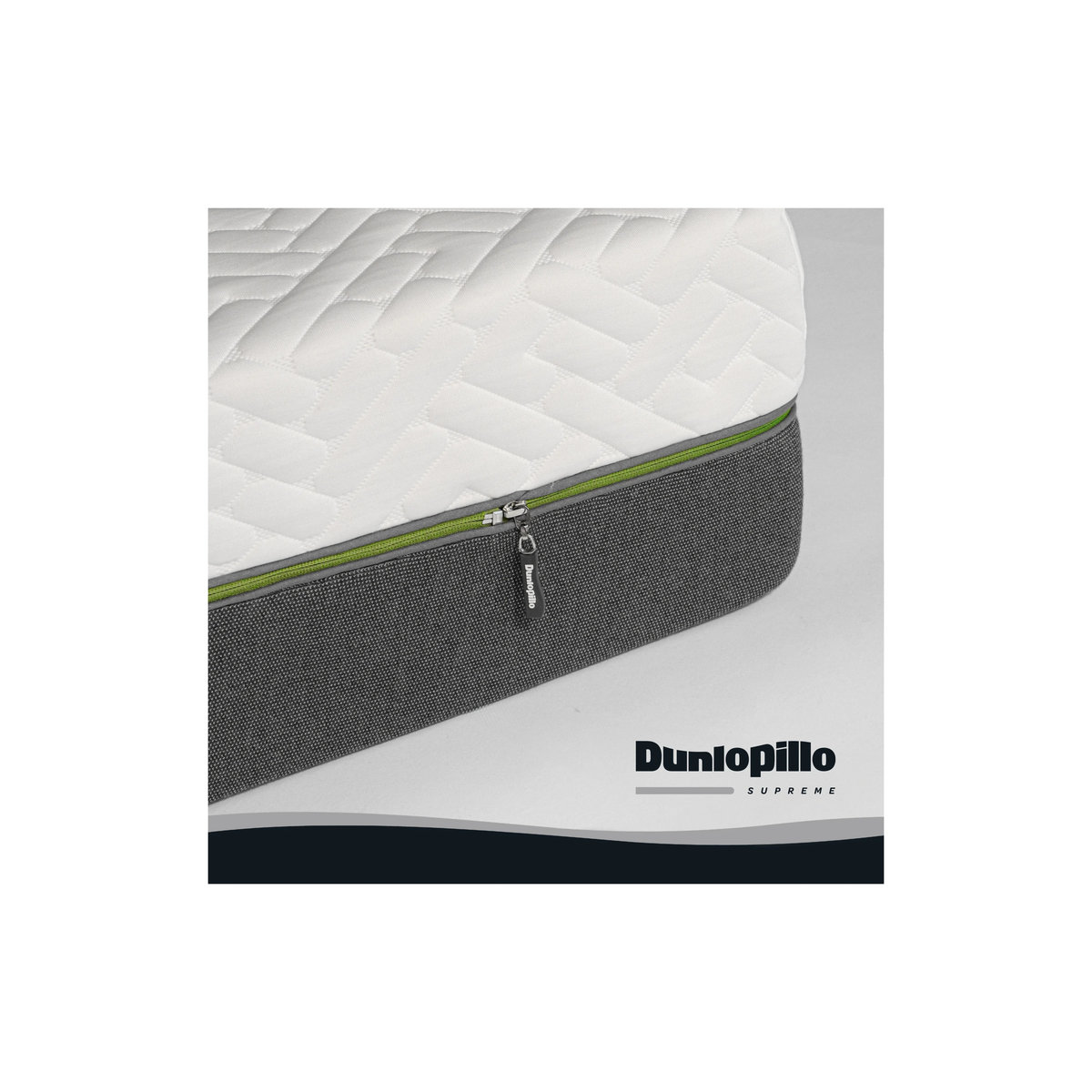 Dunlopillo Supreme T 1.000 Matratze mit Taschenfederkern H2 in Weiß B/T/H: 200 x 100 x 25 cm - Bild 3