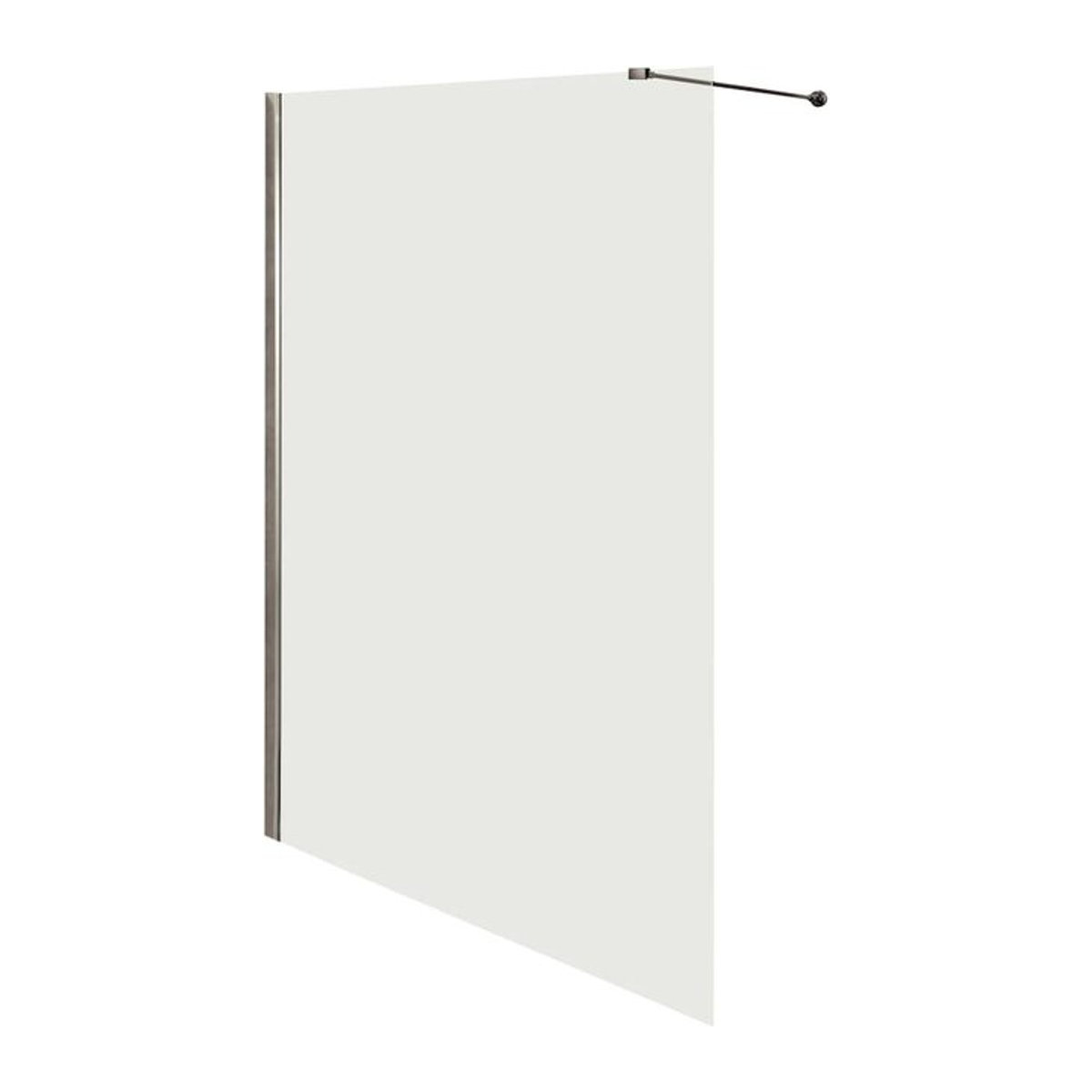 Dusbad Vital 2 Walk In Solo Duschabtrennung Seitenwand aus Glas in Chrom, Breite: 95 cm - Bild 1