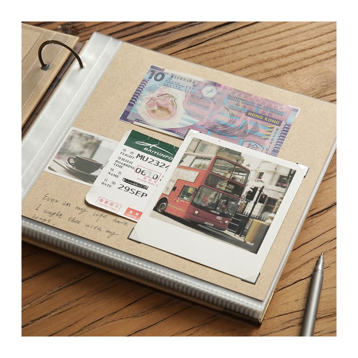 DXLYMYU Scrapbook Fotoalbum aus Papier in Weiß, 25,4 cm, Rechteckig - Bild 1