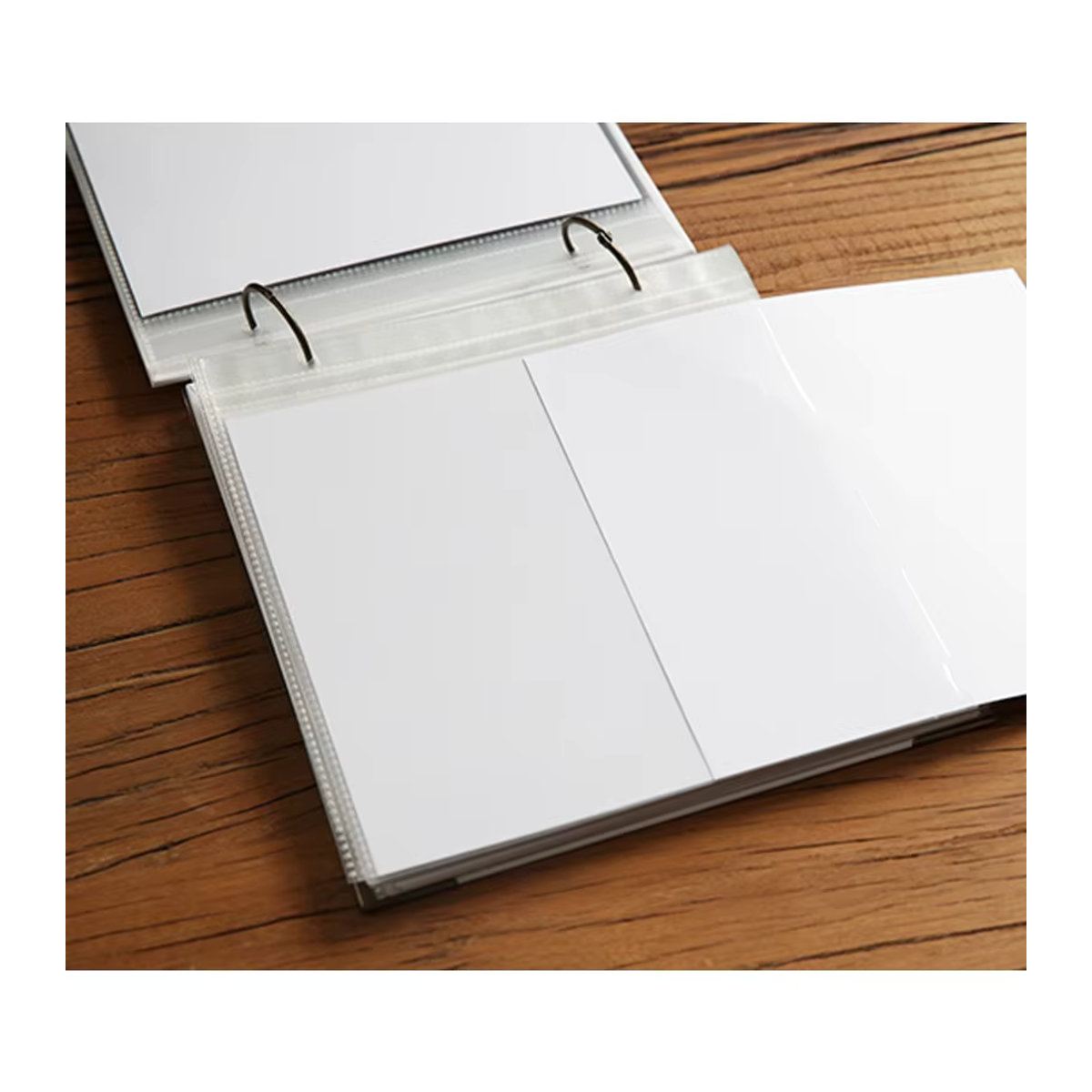 DXLYMYU Scrapbook Fotoalbum aus Papier in Weiß, 25,4 cm, Rechteckig - Bild 3