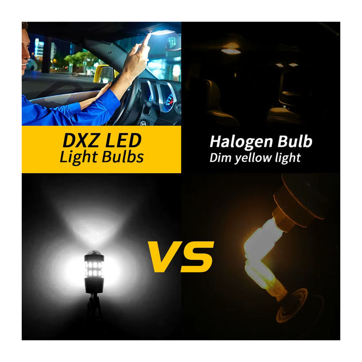 DXZ 2er Set W5W T10 LED Lampen mit 30SMD Objektiv für BMW Audi Mercedes Canbus Innenraum und Parkplatz Signal Licht - Bild 5