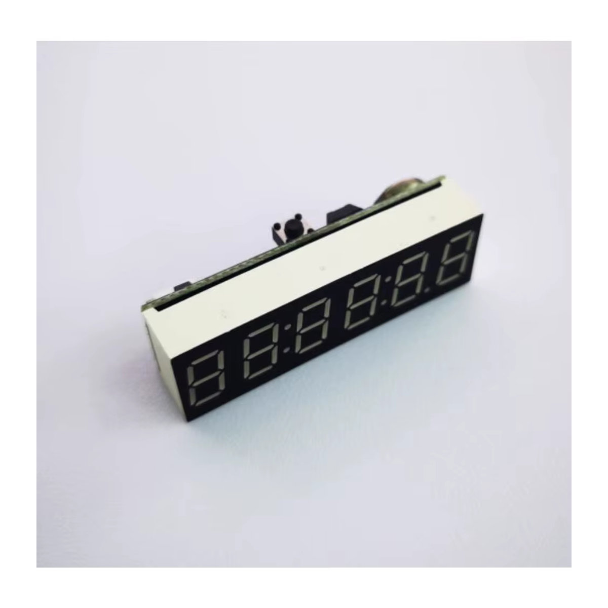 DykbRadio Digitale LED-Uhr mit zweitem Anzeigemodul und Helligkeitsanpassung, Schwarz oder Weiß, Kunststoff, Rechteckig - Bild 2