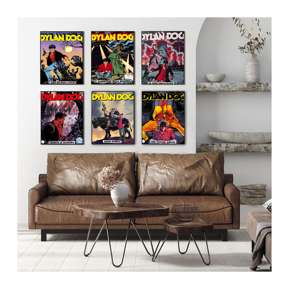 Dylan Hund Anime Poster Wanda Wandaufkleber Multicolor für Wohnzimmer und Bar Dekoration - Bild 1