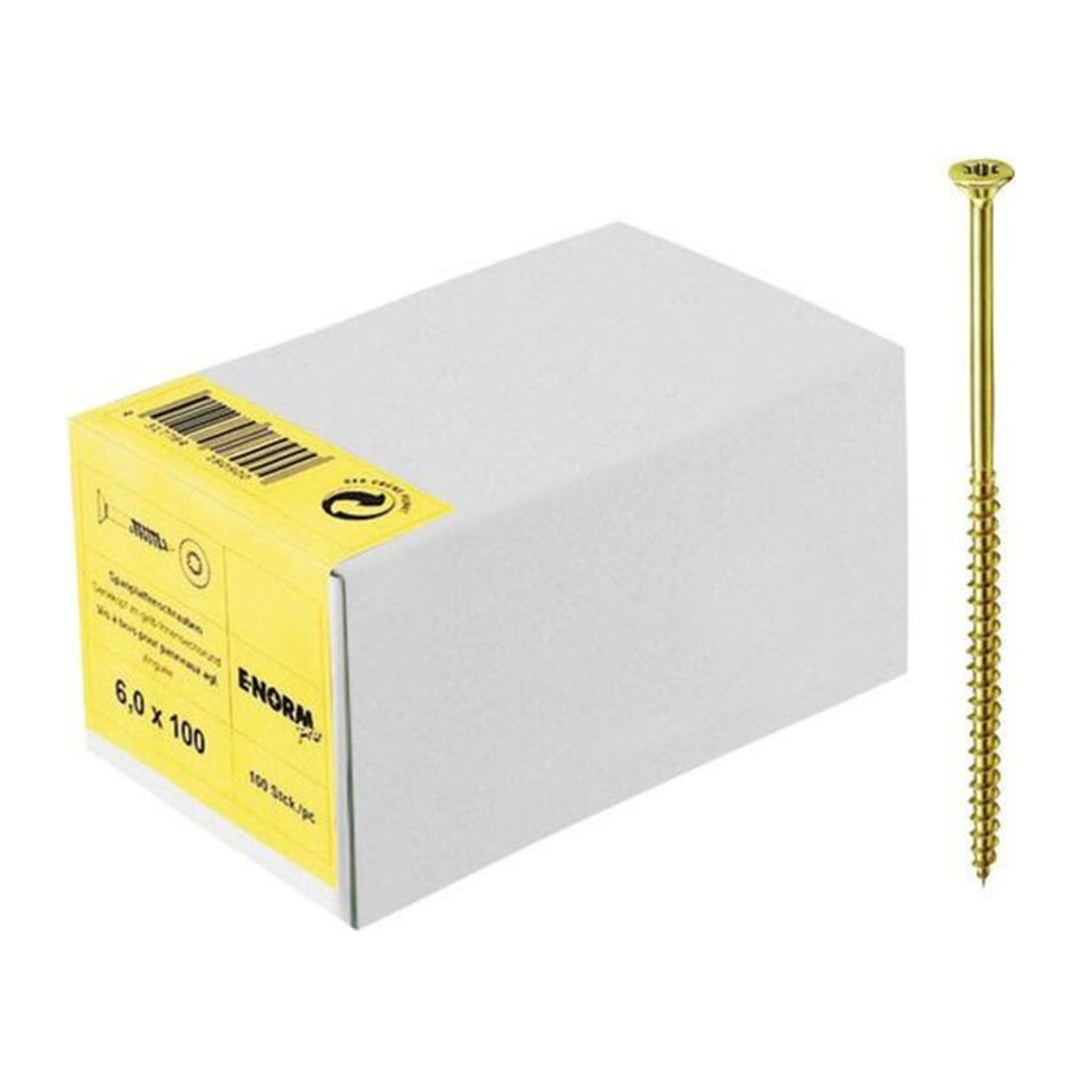 E-NORMPRO SPS Seko Zink Gelb TG ISR 6,0x100/60 KP - Bild 1