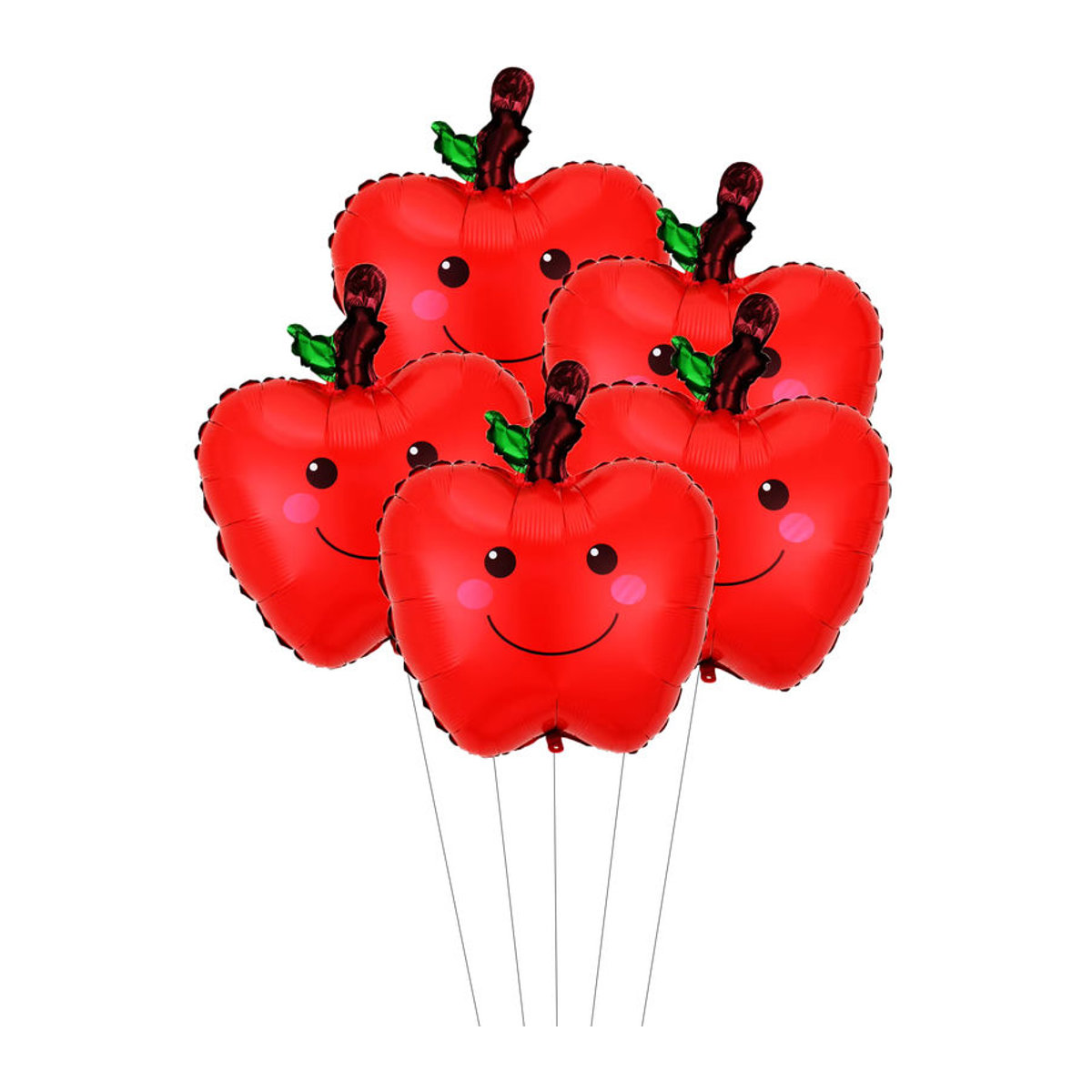 EACH PARTY Zurück Zurück Schule Folienballons Set mit Bleistift-Motiv, 5er Pack, mehrfarbig, Kunststoff-Dekoration für Kinder und Klassenzimmer - Bild 5