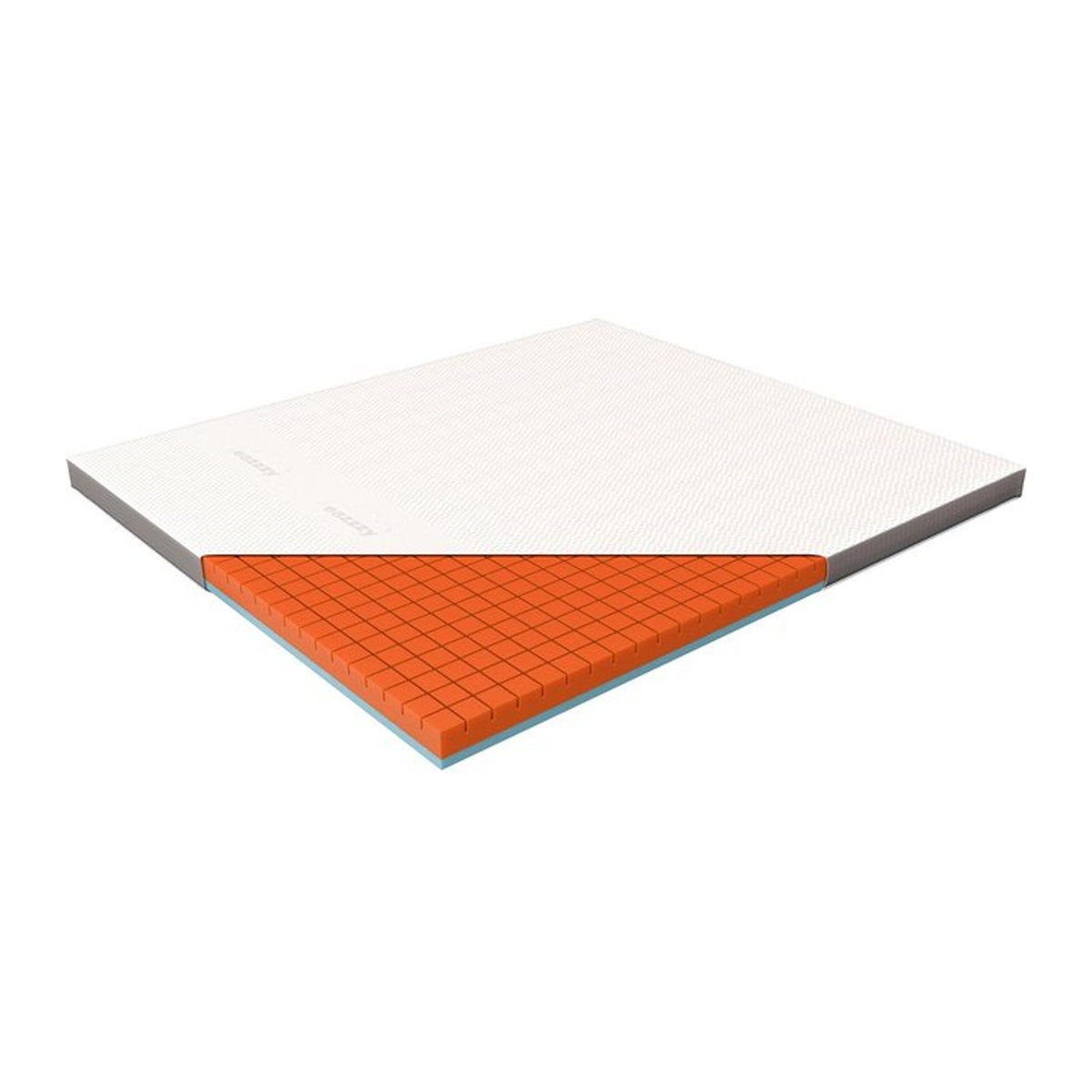 eazzzy Premium Cube Topper in Weiß und Orange - Bild 1