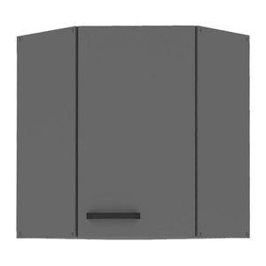 Eckhängeschrank NESSA in Anthrazit mit Drehtüren für deine moderne Küchenzeile, B/T: 60 x 60 cm
