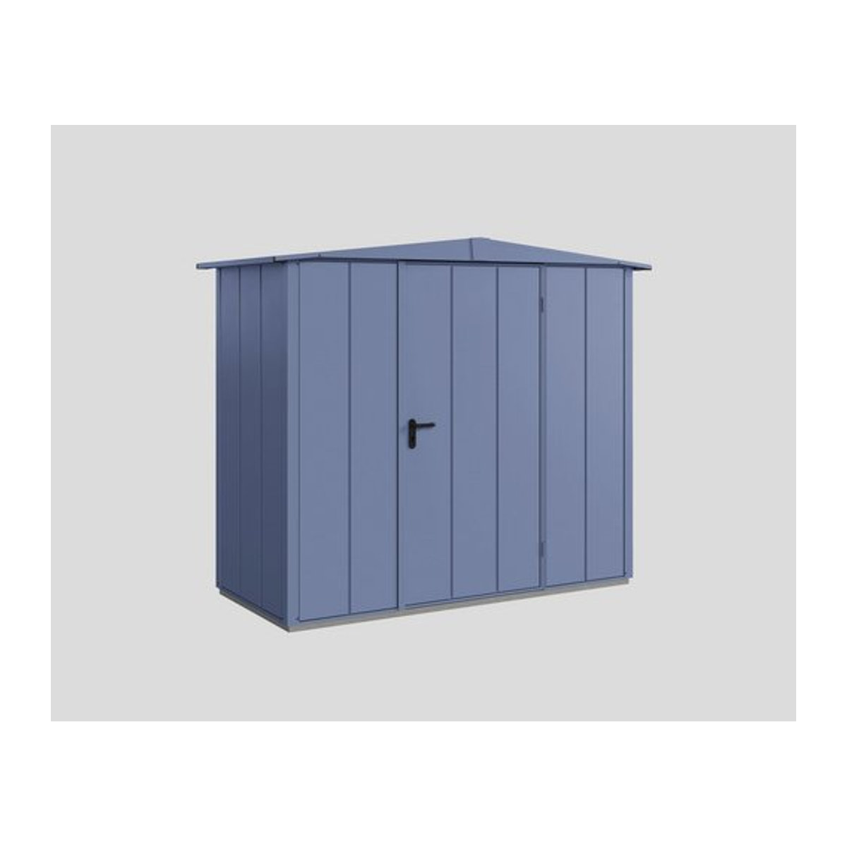 Ecostar Gerätehaus Elegant-S aus Metall in Blau B/H/T: 238 x 216 x 107,8 cm - Bild 1