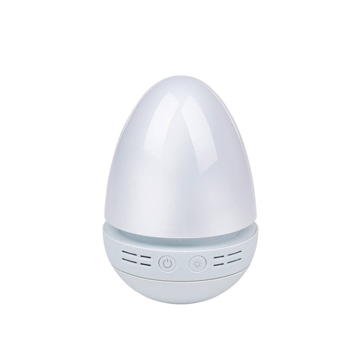 Edco LED Wackel-Nachtlicht in Beige, minimalistisches Design, B/H/L: 14 x 11 x 19 cm - Bild 1