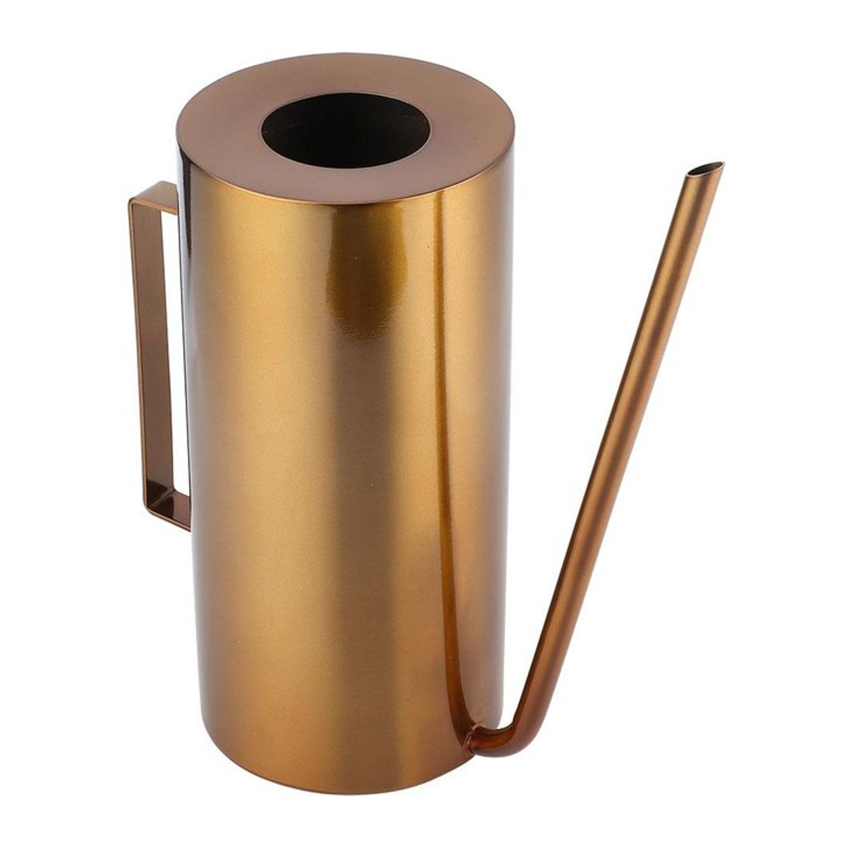Edelstahl Gießkanne mit langem Ausguss in Gold für Garten und Pflanzen, 1,5 l - Bild 1
