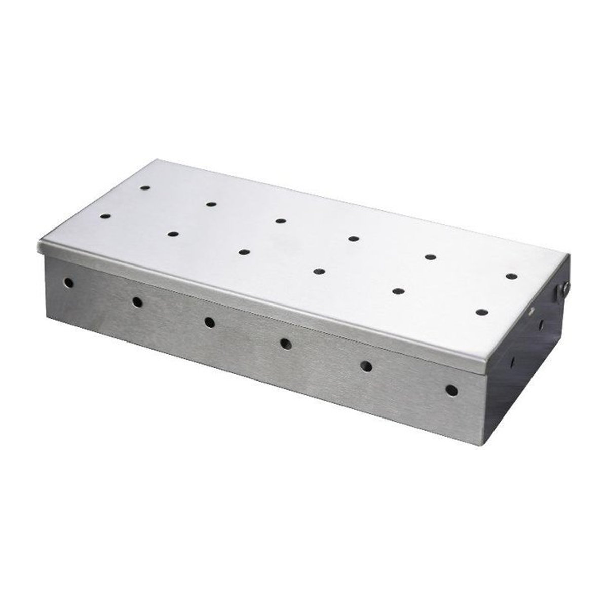 Edelstahl Räucherbox für das Outdoor-Barbecue in Silber - Bild 1