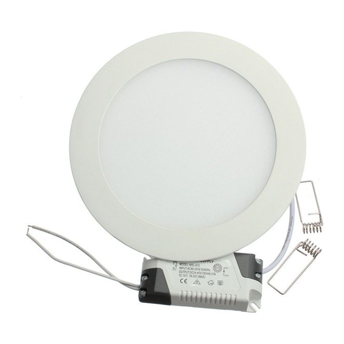 EE Dimmbarer LED Einbaustrahler Rund in Weiß mit minimalistischem Design - Bild 1