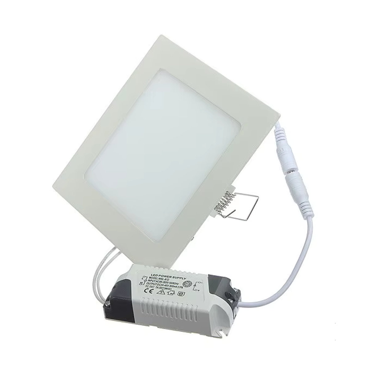 EE Dimmbares LED-Downlight Quadratisches Einbaustrahler in Weiß - Bild 2