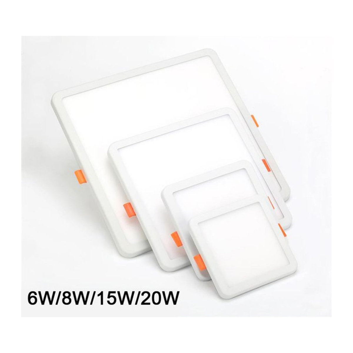 EE LED Einbaustrahler Weiß Minimalistisch Treiberlose Deckeneinbauleuchten für 110V-220V mit einstellbarem Cut-out von 50mm bis 210mm - Bild 1