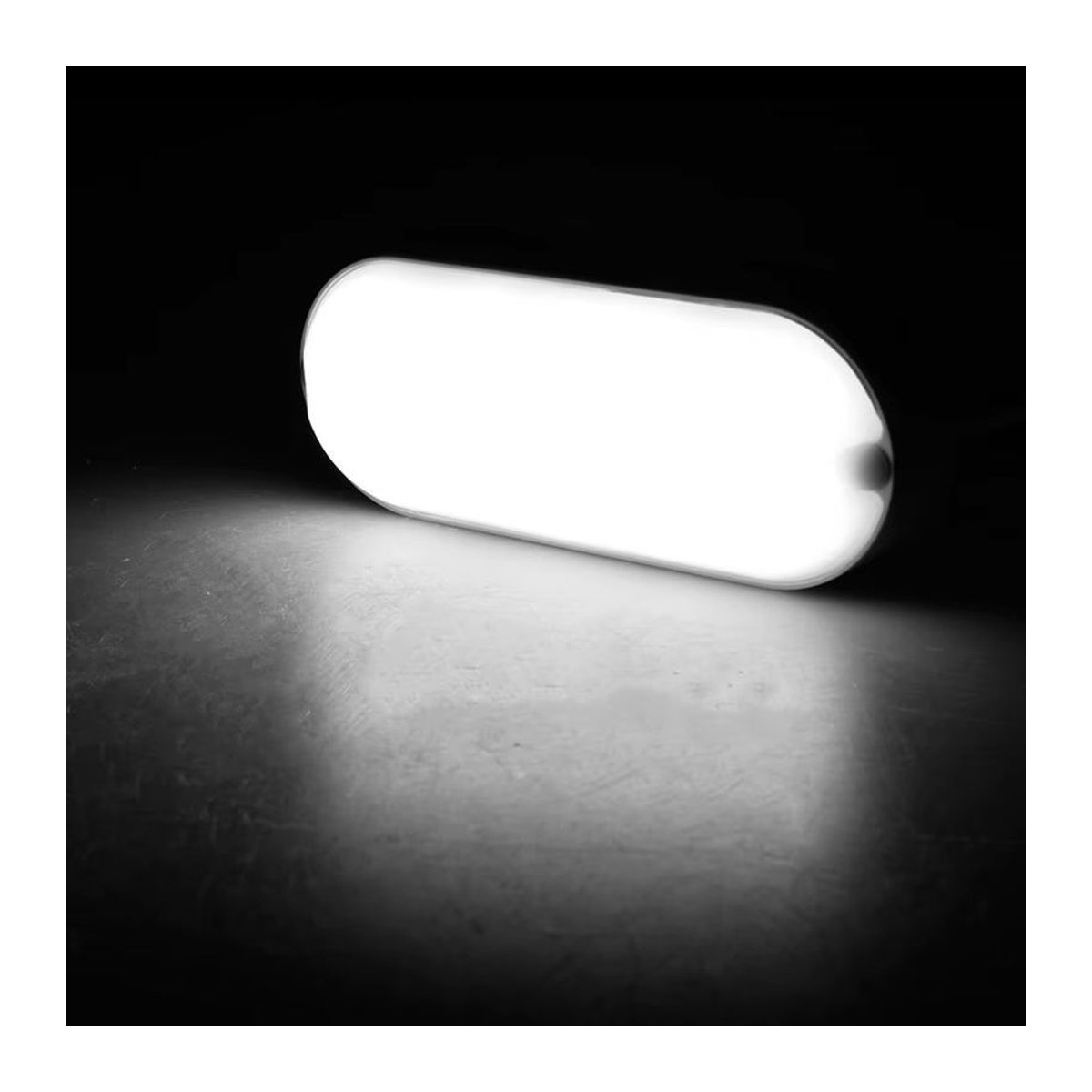 EE LED Wandleuchte in Weiß, minimalistisches Design für Garten, Veranda und Badezimmer, 20W - Bild 1