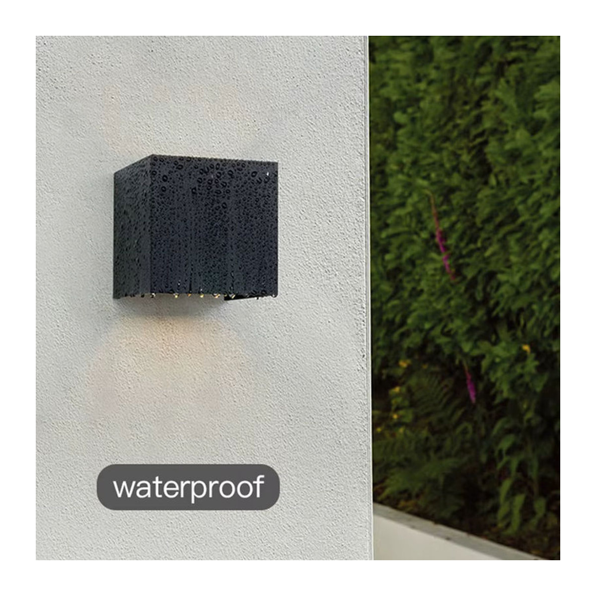 EE LED Wandleuchte IP65 Wasserdicht für Außenbereich und Innenbereich in Schwarz oder Weiß - Bild 4