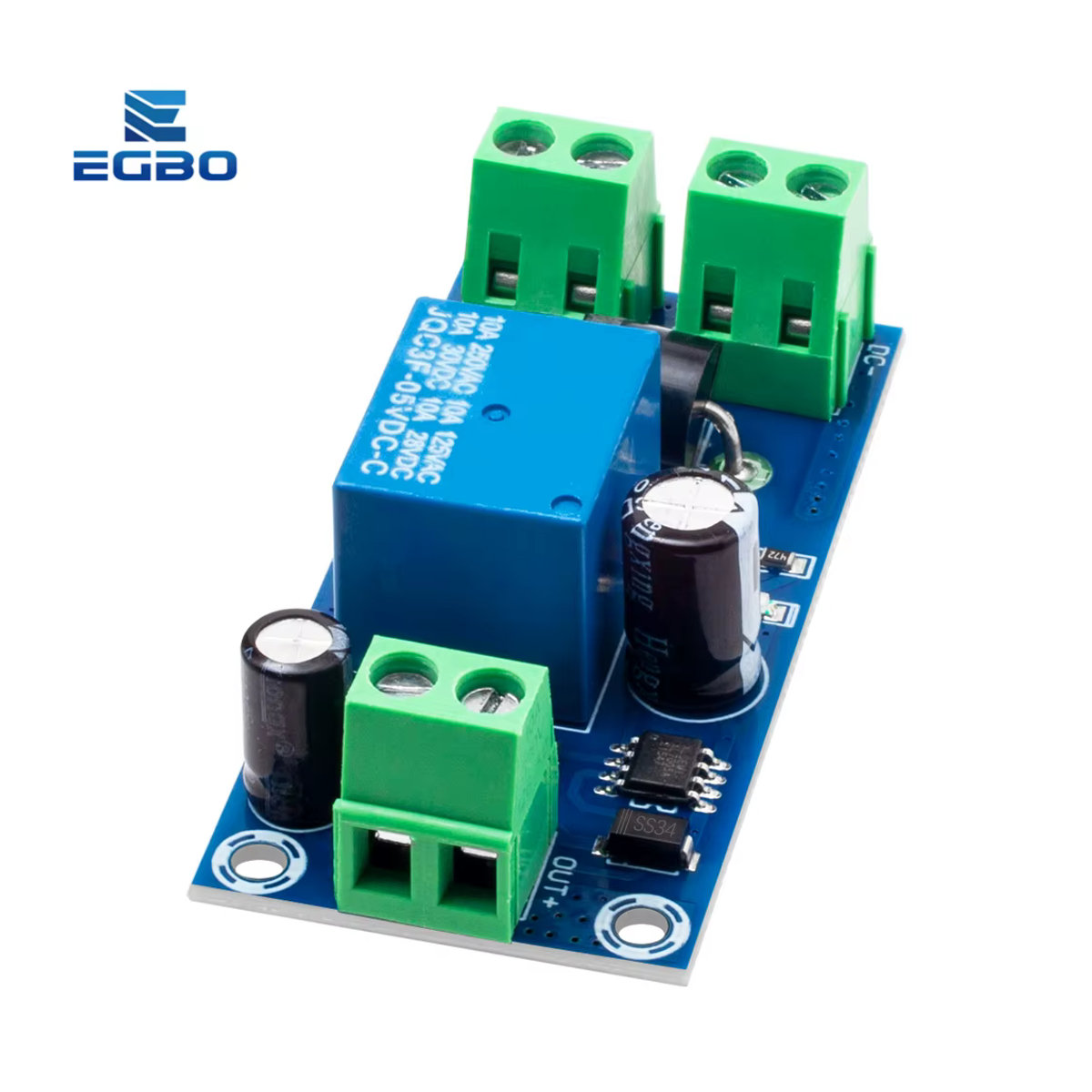 EGBO YX850 Automatisches Stromausfall-Schaltmodul für Lithium-Batterien DC 5V-48V Standby-Notfallkonverter in Blau - Bild 3