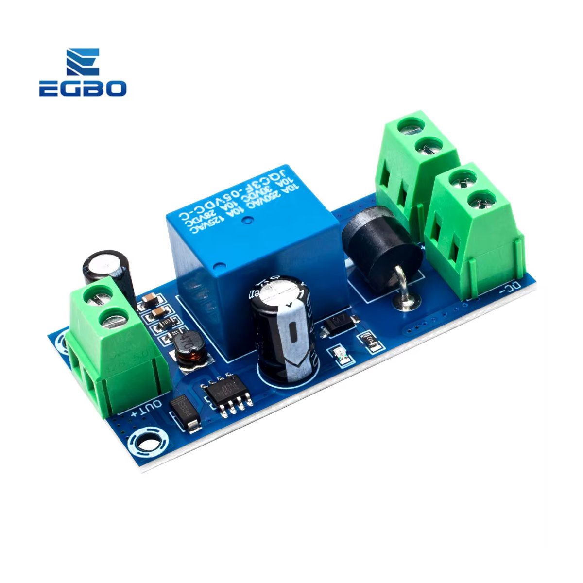 EGBO YX850 Automatisches Stromausfall-Schaltmodul für Lithium-Batterien DC 5V-48V Standby-Notfallkonverter in Blau - Bild 6